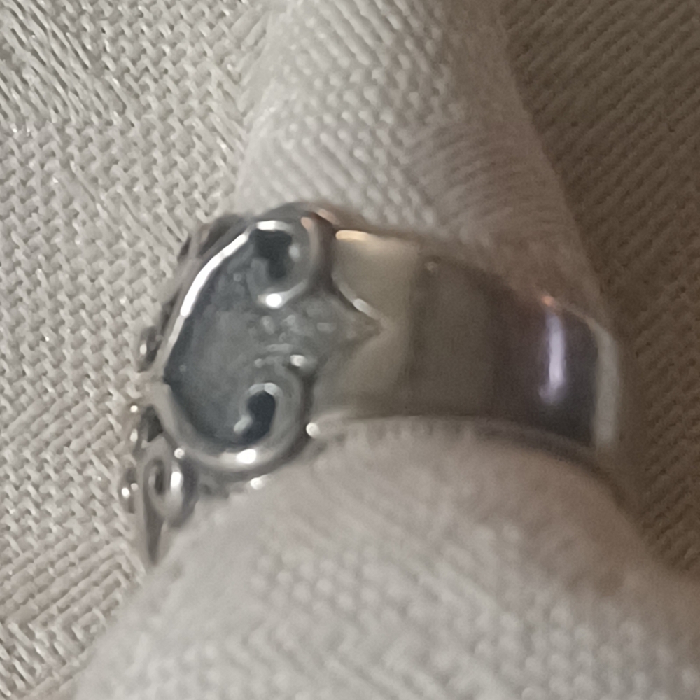 Konstantino Diamond Scroll Ring, SS &18k, Size 5.5 - Picture 6 of 13